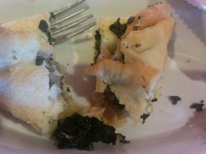Spinach pie at Pita Plate in Morehead City