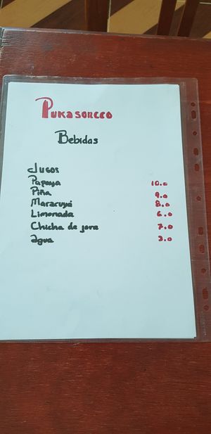  at Pukasoncco arte y Restaurant in Paracas