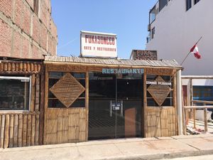 from outside  at Pukasoncco arte y Restaurant in Paracas