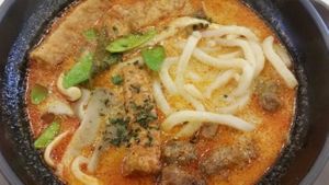 udon laksa at GroVe in Central Singapore