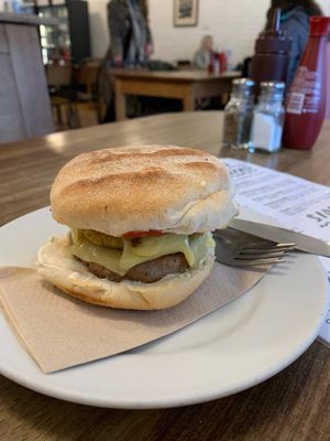 Breakfast muffin  #Veganuary at Cafe Kino in Bristol