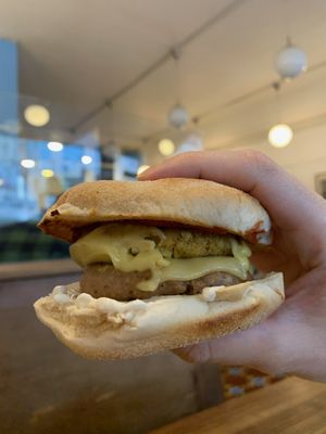 Breakfast muffin  #Veganuary at Cafe Kino in Bristol