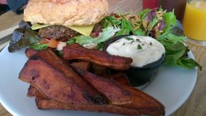 Beanburger! at Cafe Kino in Bristol