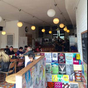 Inside at Cafe Kino in Bristol