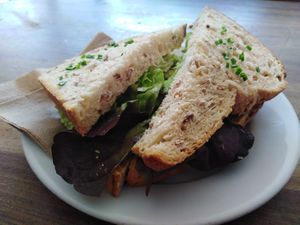 daily special, "coronation chicken". excellent! at Cafe Kino in Bristol
