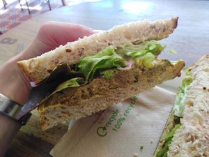 daily special, "coronation chicken". excellent! at Cafe Kino in Bristol