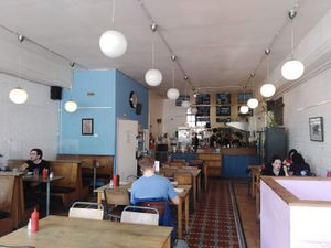 interior at Cafe Kino in Bristol
