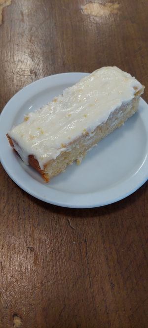 Lemon slice at Cafe Kino in Bristol