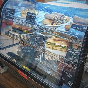 Our new deli fridge! #Veganuary at Cafe Kino in Bristol