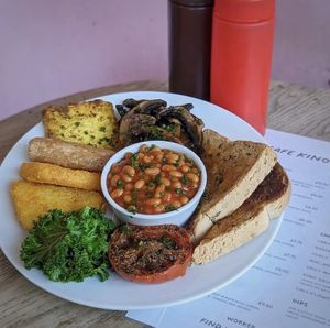 Now All day breakfast #Veganuary at Cafe Kino in Bristol