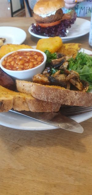 Large breakfast at Cafe Kino in Bristol