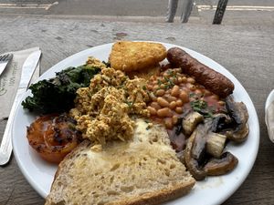 Large breakfast plate  at Cafe Kino in Bristol