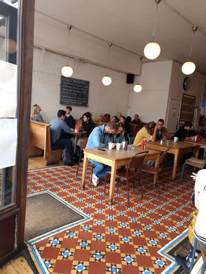 Inside at Cafe Kino in Bristol