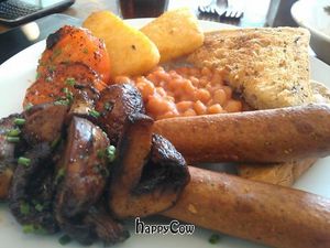 Vegan breakfast at Cafe Kino in Bristol
