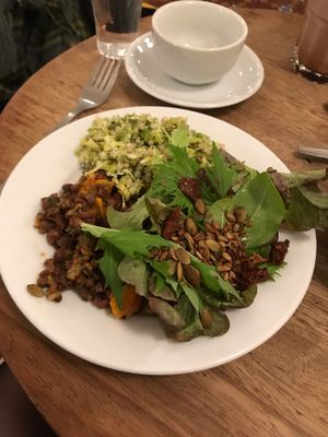 Salad platter  at Cafe Kino in Bristol