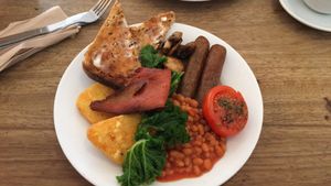 Full Kino with bacon at Cafe Kino in Bristol