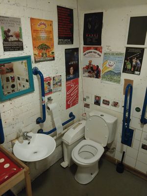 Toilet at Cafe Kino in Bristol
