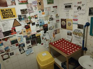 Toilet at Cafe Kino in Bristol