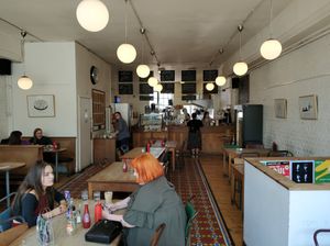 Inside at Cafe Kino in Bristol