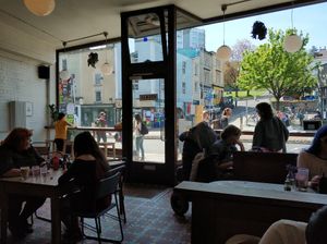 Entrance at Cafe Kino in Bristol