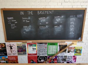 Booking of downstairs space at Cafe Kino in Bristol