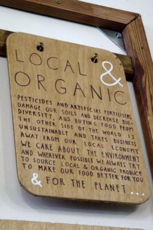 Local & organic at Cafe Kino in Bristol