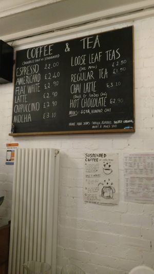 Hot Drinks at Cafe Kino in Bristol