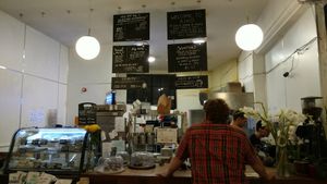 Counter at Cafe Kino in Bristol