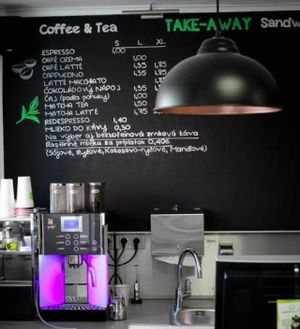 Coffee & Tea menu at Baylee Market in Kosice