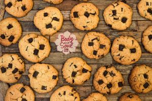 vegan, gluten-free chocolate chunk cookies! at Body & Soul Bakeshop in New York City