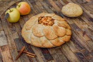 Vegan gluten-free apple pie! at Body & Soul Bakeshop in New York City