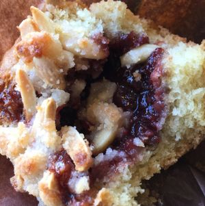 Apple plumb muffin  at Buttercup Cakes & Farmhouse Frosting in Santa Cruz