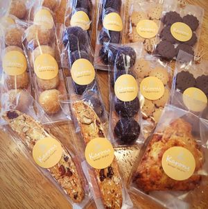 vegan cookies  at Karons in Tokyo