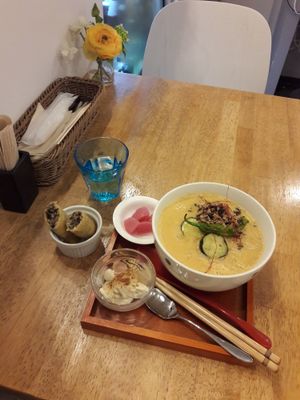 Szehuan sesame hot pho noodle (delicious!!) at Karons in Tokyo