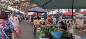 inside at Pryvoz Market in Odessa
