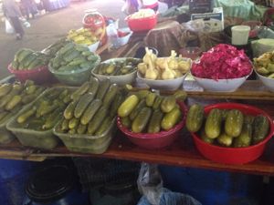 Pickles at Pryvoz Market in Odessa