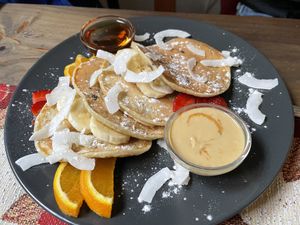 Pancakes   at Finca Vegana in Zahara De La Sierra