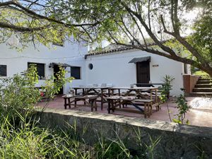Terrasse   at Finca Vegana in Zahara De La Sierra