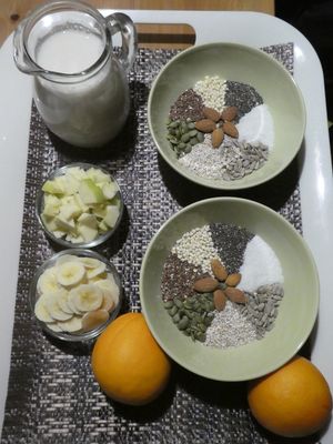 Breakfast at Finca Vegana in Zahara De La Sierra