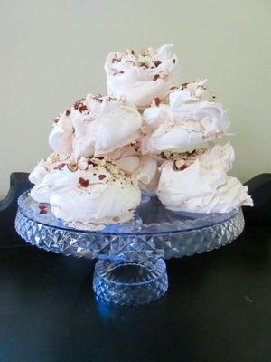 So Sweet.. hazelnut and cinnamon meringues. at Homebaked  in Orillia