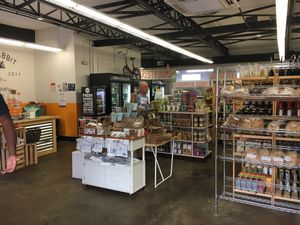 store  at Swamp Rabbit Cafe in Greenville