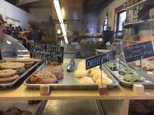 baked goods with vegan options  at Swamp Rabbit Cafe in Greenville