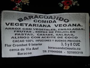 new address july 2017 at Baracoando in Baracoa