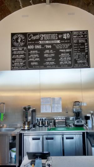 Great selection at Juice Warrior in Edinburgh