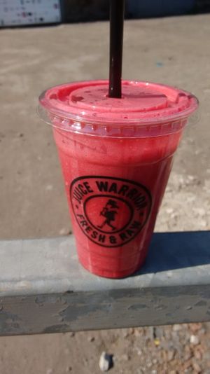 Great smoothies  at Juice Warrior in Edinburgh