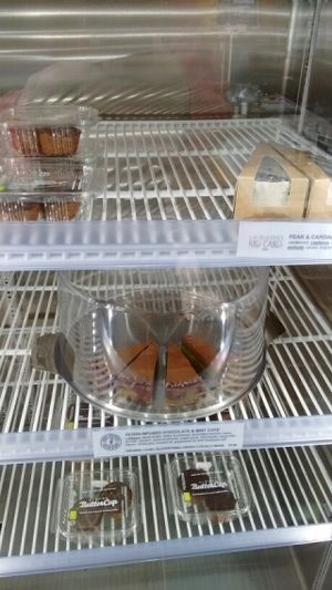 raw cake at Juice Warrior in Edinburgh