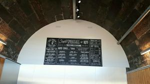 menu at Juice Warrior in Edinburgh