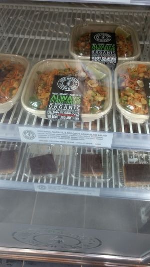 salads at Juice Warrior in Edinburgh