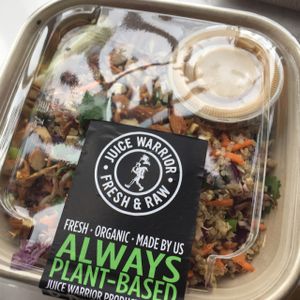 quinoa salad with lemongrass dressing  at Juice Warrior in Edinburgh