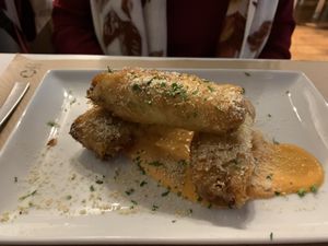 Strudel de tortilla de patatas at Nomit in Valencia